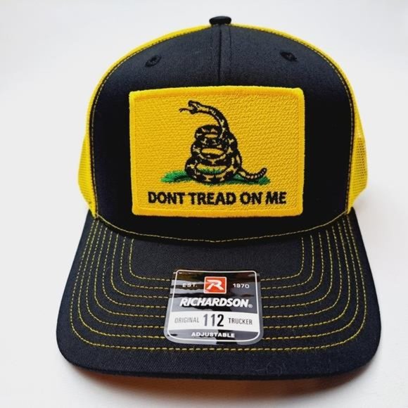 Retro Vintage Don\'t Tread On Me Gadsden Richardson 112 Embroidered Patch Hat Cap main image 4